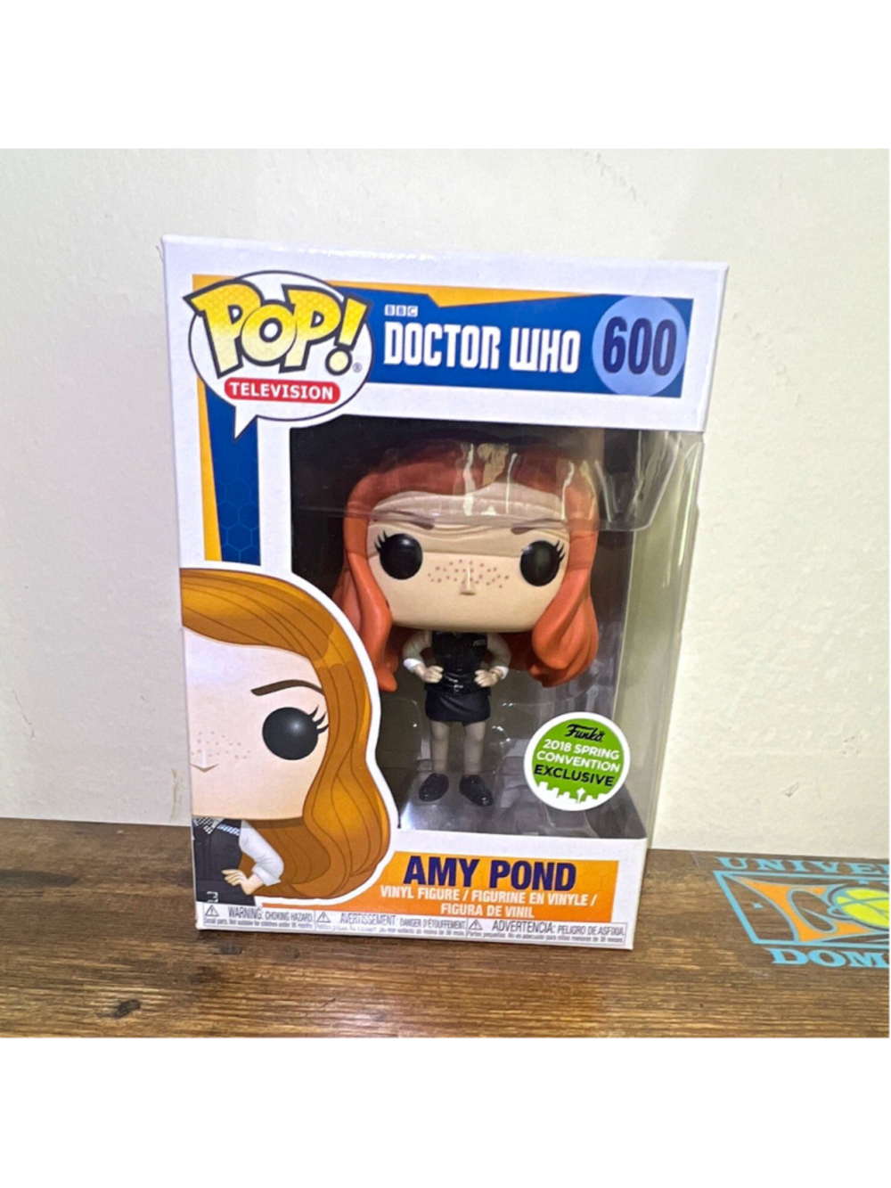 Funko Pop! Doctor Who Amy Pond #600 Vinyl Figure 2018 Spring Convention